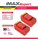 2X 20V 4AH Li-ion Battery For Craftsman 26302, 26314, 28128, 25708. Fixed Price $99.49.