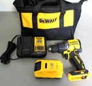 Dewalt DCD799 Atomic 20V 1/2" Hammer Drill Kit W/ 3.0 Ah Battery & Charger, Bag. Fixed Price $120.00.