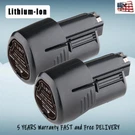 2X 10.8V/12V 4800MAH For Bosch Lithium-ion Battery BAT413 BAT412A BAT411A. Fixed Price $26.91.