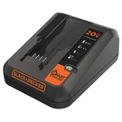 Black & Decker Amp Fast Charger (12V Or 20V) Lithium Battery BDCAC202BW - New. Fixed Price $35.47.
