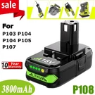 For Ryobi 18V One Plus P108 P102 High Capacity Battery Lithium 3.8AH. Fixed Price $16.99.