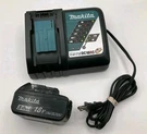 Makita DC18RC Fast Charger And 5.0 Ah 18V Lithium Ion Battery BL1850B. Fixed Price $64.99.