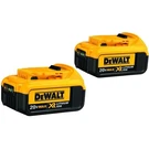 Dewalt DCB204-2 20V Max Lithium Ion Battery, 4.0 Ah Each, Led Fuel Gauge, 2-PACK. Fixed Price $249.02.