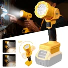 Cisivis Cordless Led Flashlight Work For Dewalt 20V Battery 120 Rotating. Fixed Price $12.99.