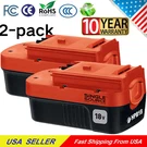 2-PACK For Black And Decker Volt 4.5AH Battery HPB18-OPE 244760-00. Fixed Price $32.00.