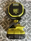 New Ryobi One+ 18V Cordless Verse Clamp Speaker Kit With 1.5 Ah Battery Only. Fixed Price $73.99.