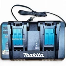 Makita DC18RD 18V Lxt Li-ion Dual Bay Rapid Optimum Fast Battery Charger. Fixed Price $81.07.