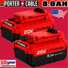 Pack Volt 8.0AH Lithium-ion Battery For Porter Cable Max PCC685L PCC680L. Fixed Price $21.98.