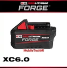 Milwaukee 48-11-1861 M18 18V Redlithium Forge XC6.0 Ah Battery Pack Genuine. Fixed Price $144.98.