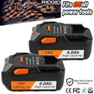 2PACK 4.0AH 18V For Ridgid Battery R840087 R840086 R840085 R840083 AC840085. Fixed Price $46.49.