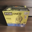 Unused Ryobi 18V One+ 12'' Misting Air Cannon Whisper Fan Hybrid Corded Cordless. Fixed Price $81.00.