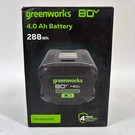 New Greenworks 80V 4.0AH 288WH Battery BAB742. Fixed Price $149.99.