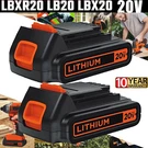 Pack Lithium-ion 1.5AH/3.6AH Battery For Black Decker Volt LBXR20 LB20. Fixed Price $19.00.