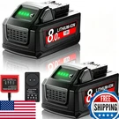 Junwood 2PACK 8000AH Replacement For Milwaukee M18 Battery Charger 18V Lithium. Fixed Price $95.98.