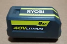 Ryobi High Capacity Battery 40-VOLT Lithium-ion Ah OP40804VNM. Fixed Price $159.99.