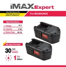 2X 18V 2AH Nicd Battery For Milwaukee 48-11-2230, 48-11-2200, 48-11-2232. Fixed Price $70.50.