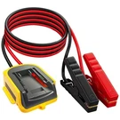 Jumper Cable Clamps With Adapter For Dewalt 20V Battery, 2FT 8AWG Portable. Fixed Price $29.50.