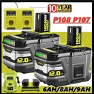 Pack 8.0AH 18V Lithium-ion For Ryobi P108 P107 One Plus High Capacity Battery. Fixed Price $88.98.