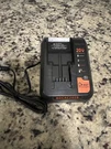 Black And Decker 20V Max Lithium Ion Fast Battery Charger BDCA202B. Fixed Price $17.74.