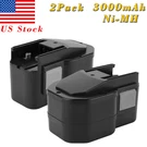 3.0AH For Milwaukee 48-11-1000 48-11-1014 48-11-1024 2PCS 14.4V Ni-cd Battery. Fixed Price $55.91.