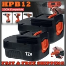 2PACK HPB12 For Black And Decker 12V Battery Charger Firestorm FSB12 FS120BX. Fixed Price $29.99.