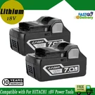 2PACK For Hitachi 18V Li-ion Slide Battery BSL1825 BSL1830 BSL1850 BSL1815 7.0AH. Fixed Price $49.78.