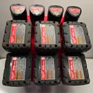 Milwaukee M12 Red 10 Bay Battery Holder 3D Printed Abs. Fixed Price $28.00.