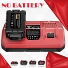 For Milwaukee 48-59-1802 M18 Dual Bay Simultaneous Rapid Battery Charger. Fixed Price $14.24.
