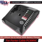 For Porter Cable 18V Lithium-ion & Nicad Nimh Battery Charger Pcxmvc Pcmvc PC18B. Fixed Price $37.99.