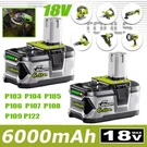 2X 6.0AH 18V For Ryobi Battery P108 P105 P102 High Capacity Lithium. Fixed Price $26.99.