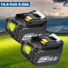 2PK For Makitax 14.4V Li-ion Battery 6.0AH Suit BL1430B BL1450 BL1415 BL1460B Us. Fixed Price $25.89.
