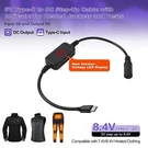 Typec To DC3.54.0MM Charger For 7.4V8.4V Heated Wear - 9V Step Up Adapter. Fixed Price $22.99.
