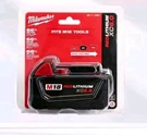 Milwaukee M18 Redlithium High Output XC6.0 18V 6.0AH Li-ion Battery 48-11-1865. Fixed Price $59.99.