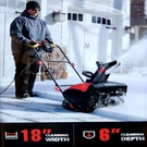 Powersmart DB7517 18-INCH Corded Blower, Electric Snowthrower With 15-AMP. Fixed Price $69.80.