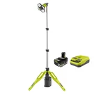 Hybrid Tri-power Tripod Light With One+ 18V High Performance Starter Kit 6.. Fixed Price $423.36.