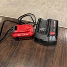 Craftsman CMCB102 12V 20V Lithium Ion Battery Charger W/ CMCB202 Guc. Fixed Price $55.00.