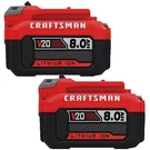 2PACK 20V 8.0AH For Craftsman V20 Lithium-ion Battery CMCB204 CMCB202 CMCB201. Fixed Price $43.78.