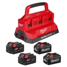 Milwaukee 48-59-1865POC M18 Packout 6-BAY Battery/charger Starter Kit. Fixed Price $925.00.