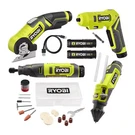Usb Lithium 4-TOOL Combo Kit With Screwdriver, Glue Pen, Rotary Tool, Power Cutt. Fixed Price $144.48.