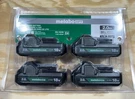 4-PACK Of Metabo Hpt 18V 2.0AH Lithium Ion Battery BSL1820M. Fixed Price $125.00.