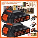 2PACK Lithium-ion 1.5AH Battery For Black Decker Volt LBXR20 LBX20 LB20. Fixed Price $19.00.