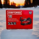 Craftsman V20 Volt 2-PACK Lithium-ion 4 And 6 Ah Battery With Charger. Fixed Price $109.89.