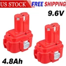 2X 9.6V 4.8AH Ni-mh Battery For Makita 9100 9120 9122 9133 9134 9135 6222D New. Fixed Price $26.49.