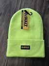 Dewalt Knit Beanie Unisex Neon Yellow Cuffed Nwt. Fixed Price $9.87.