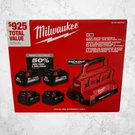 Milwaukee 48-59-1865POC 18V Packout Rapid Charger W/ C6.0 XC5.0. Fixed Price $579.00.