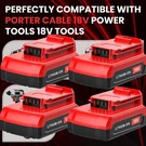 4PACK For Porter Cable 18V Battery PC18B-2 PCC489N PC18BLX PC18BLEX. Fixed Price $32.00.