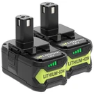 Tukopk 8.0AH 2-PACK Cordless Battery Compatible With Ryobi P108 P102 P103 P104. Fixed Price $61.23.