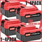 4PACK 3.0/6.0AH Battery Replacement For Porter Cable 20V Max PCC680L PCC681L. Fixed Price $102.99.