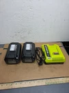 Moticett 40V 6.0AH Lithium-ion Battery And Charger Replacement For Ryobi. Fixed Price $98.00.