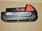 Used: Milwaukee M18 18V Redlithium 5INR19/65-2 2.0 Compact Battery Pack. Fixed Price $33.00.